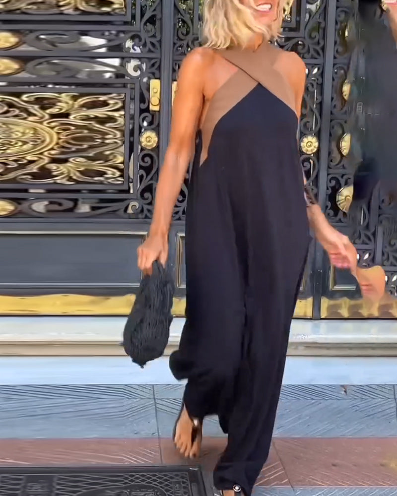 Adesewa – Cross Neck Maxi Dress