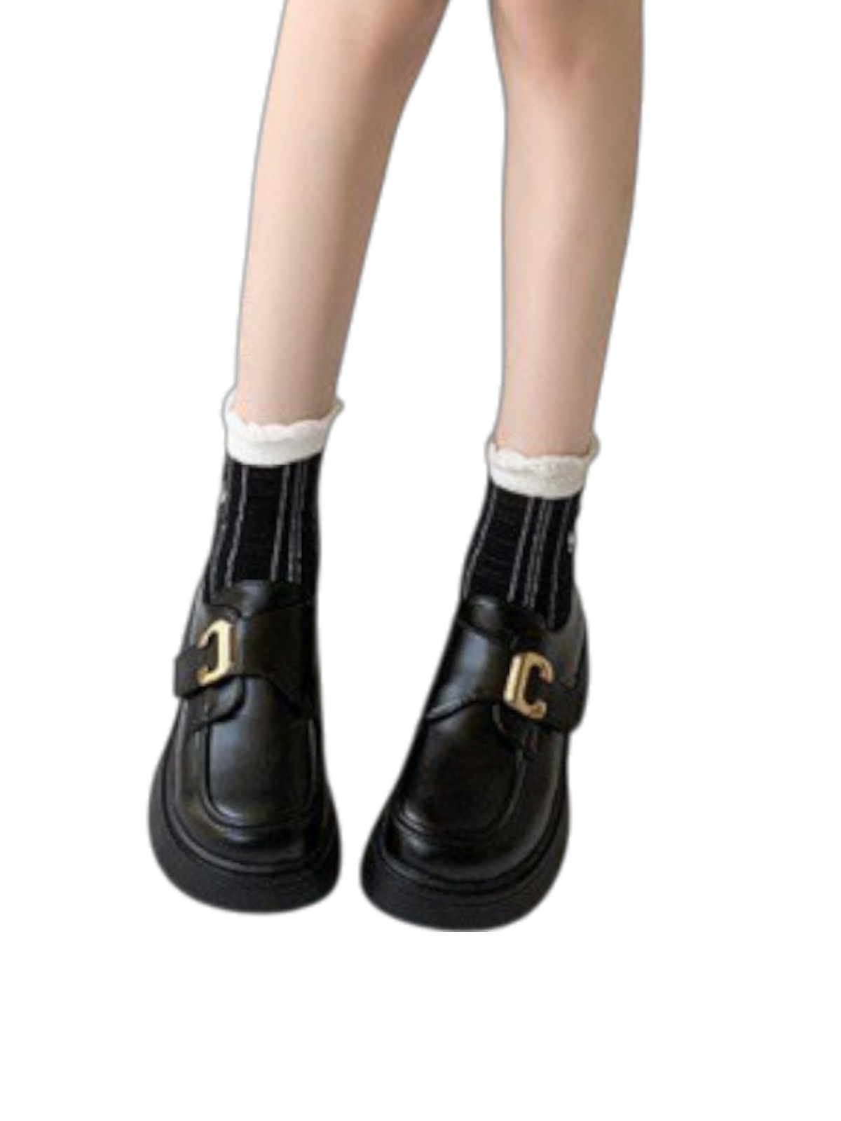 Oxford Platform Mary Jane Loafers