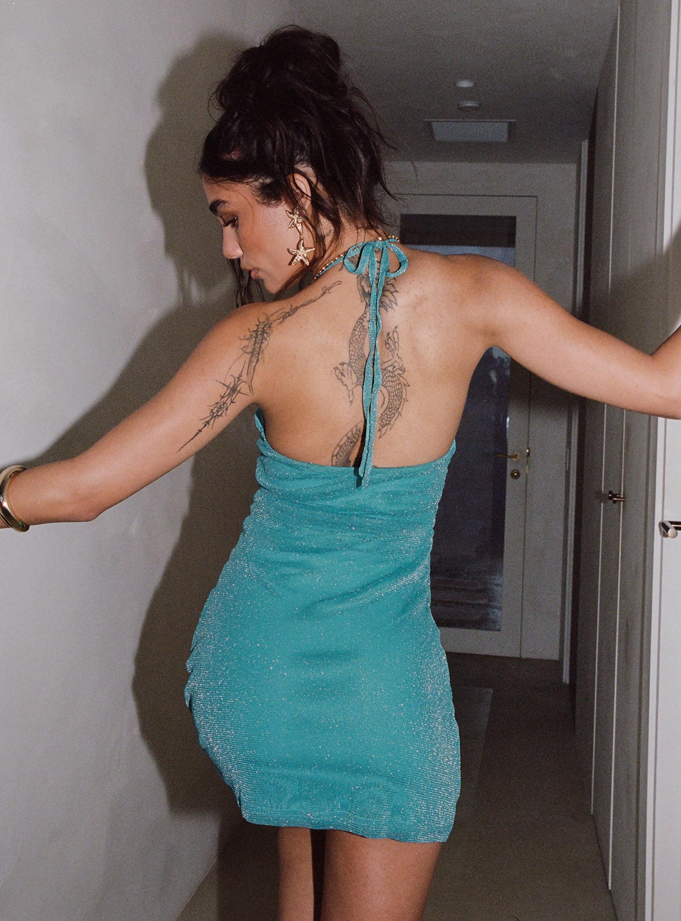 Armonia – Teal Mini Dress
