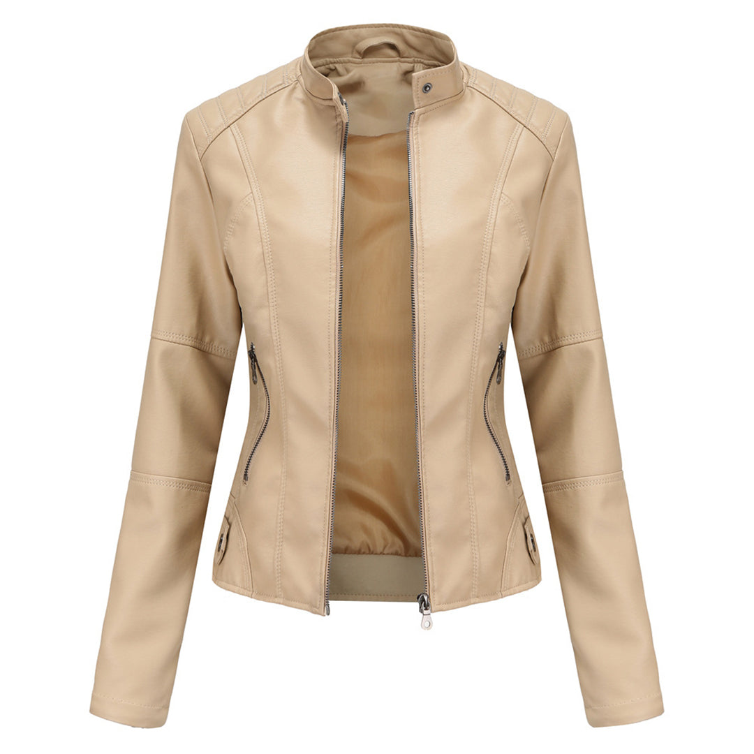 Milena™ - Elegant leather jacket