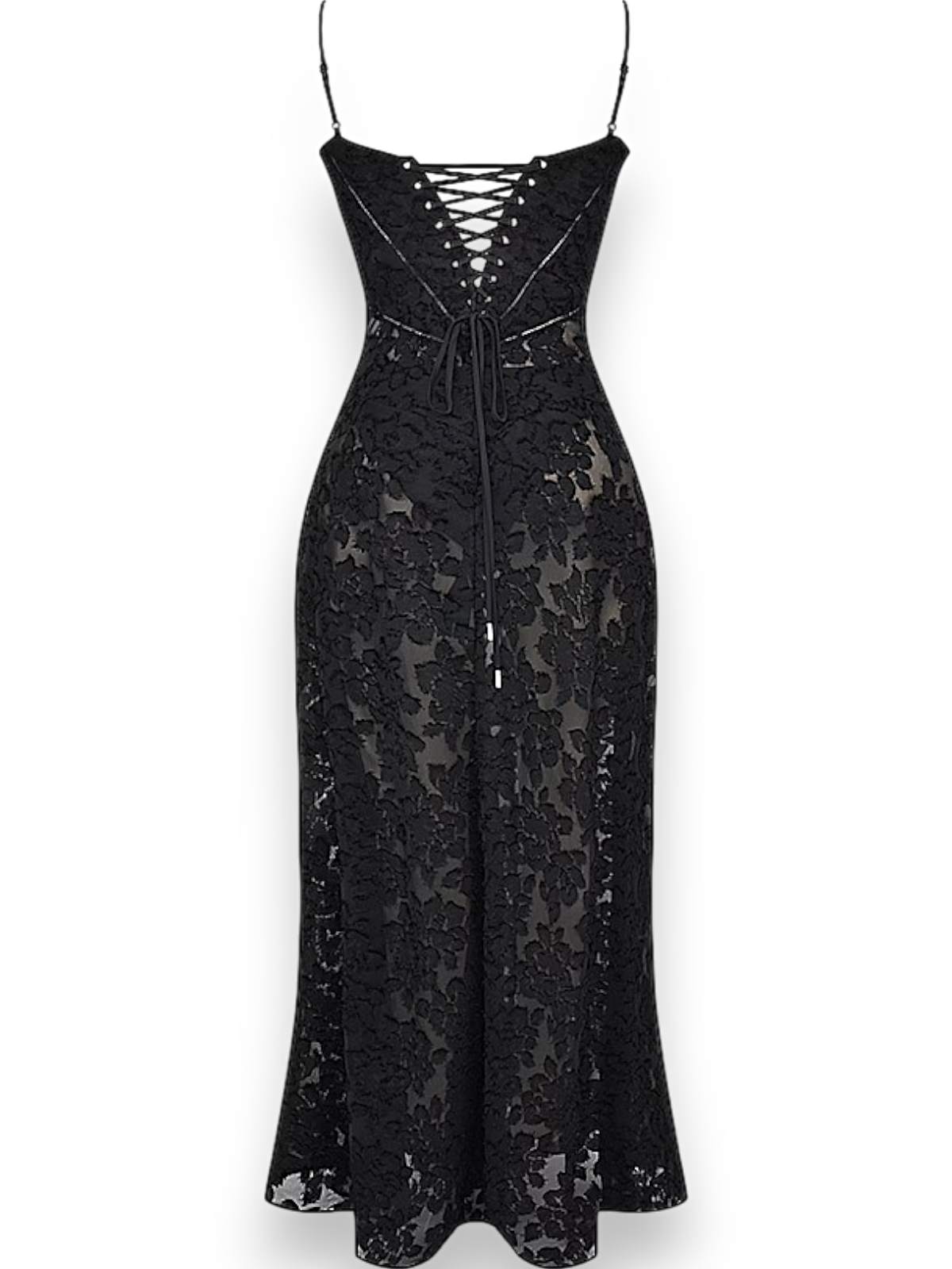 Amara Blossom White Floral Vintage Gown