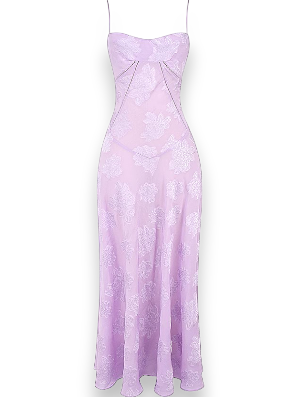 Amara Blossom White Floral Vintage Gown