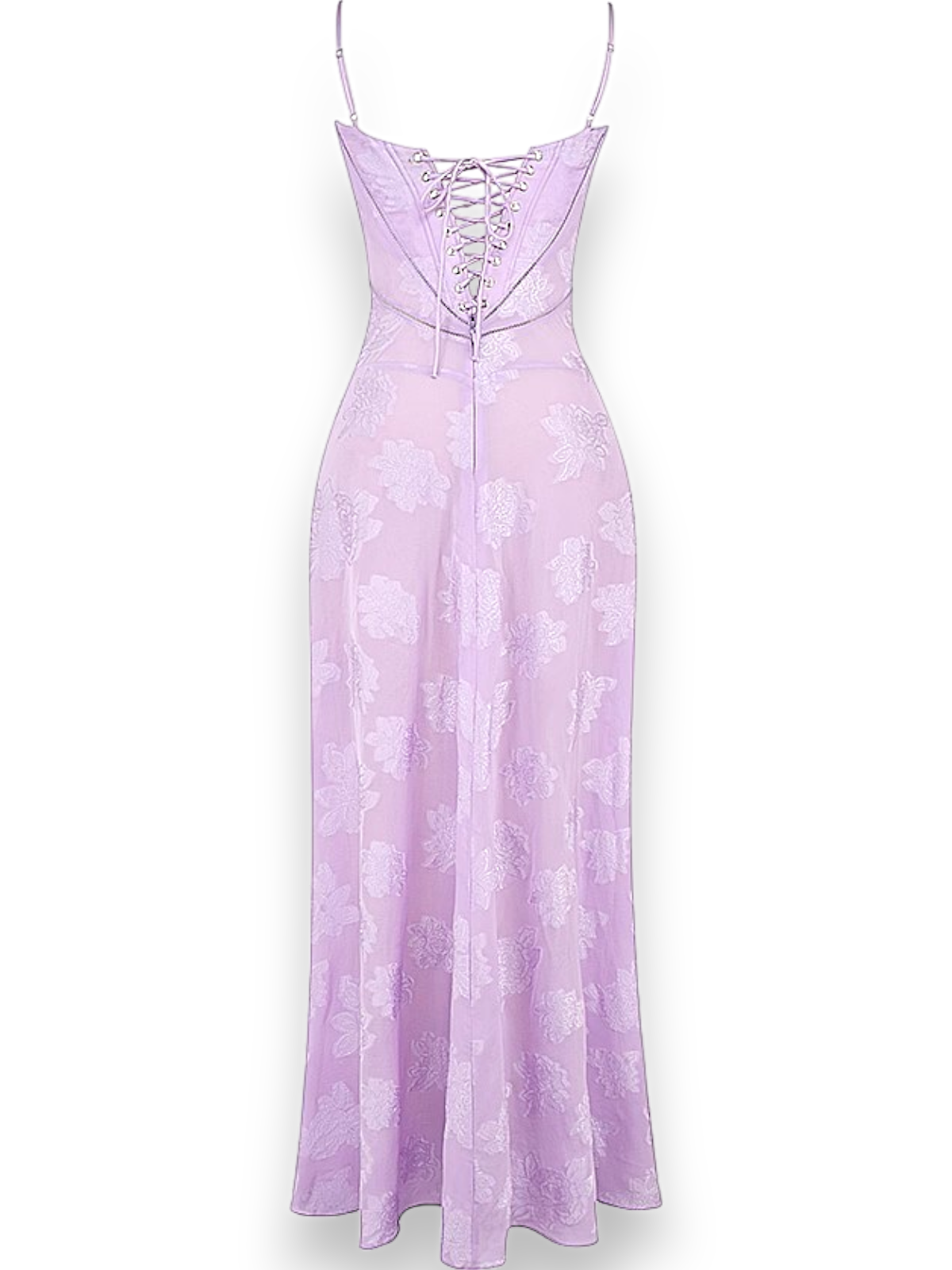 Amara Blossom White Floral Vintage Gown