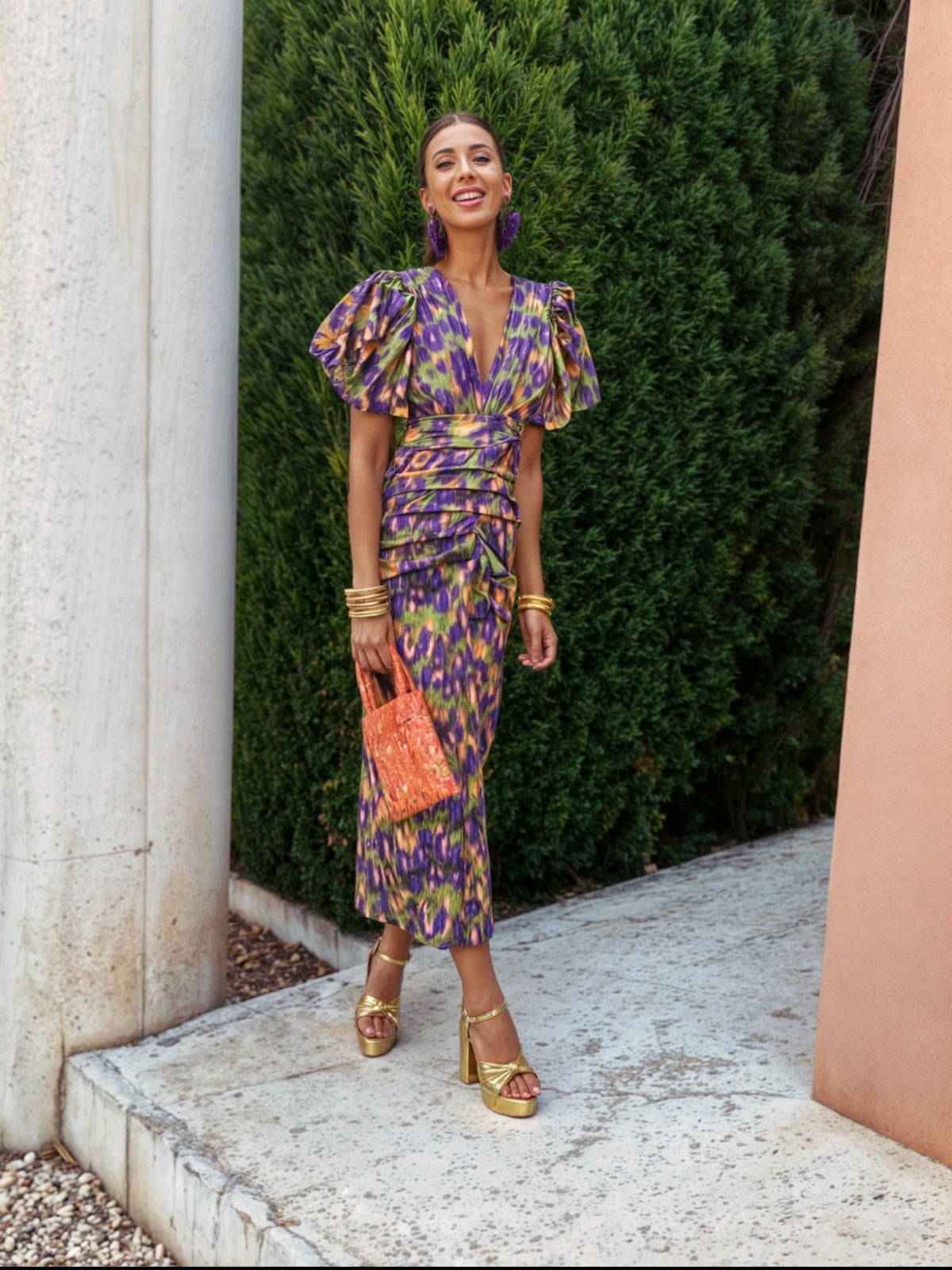 Elodie - Elegant Long Colorful Dress