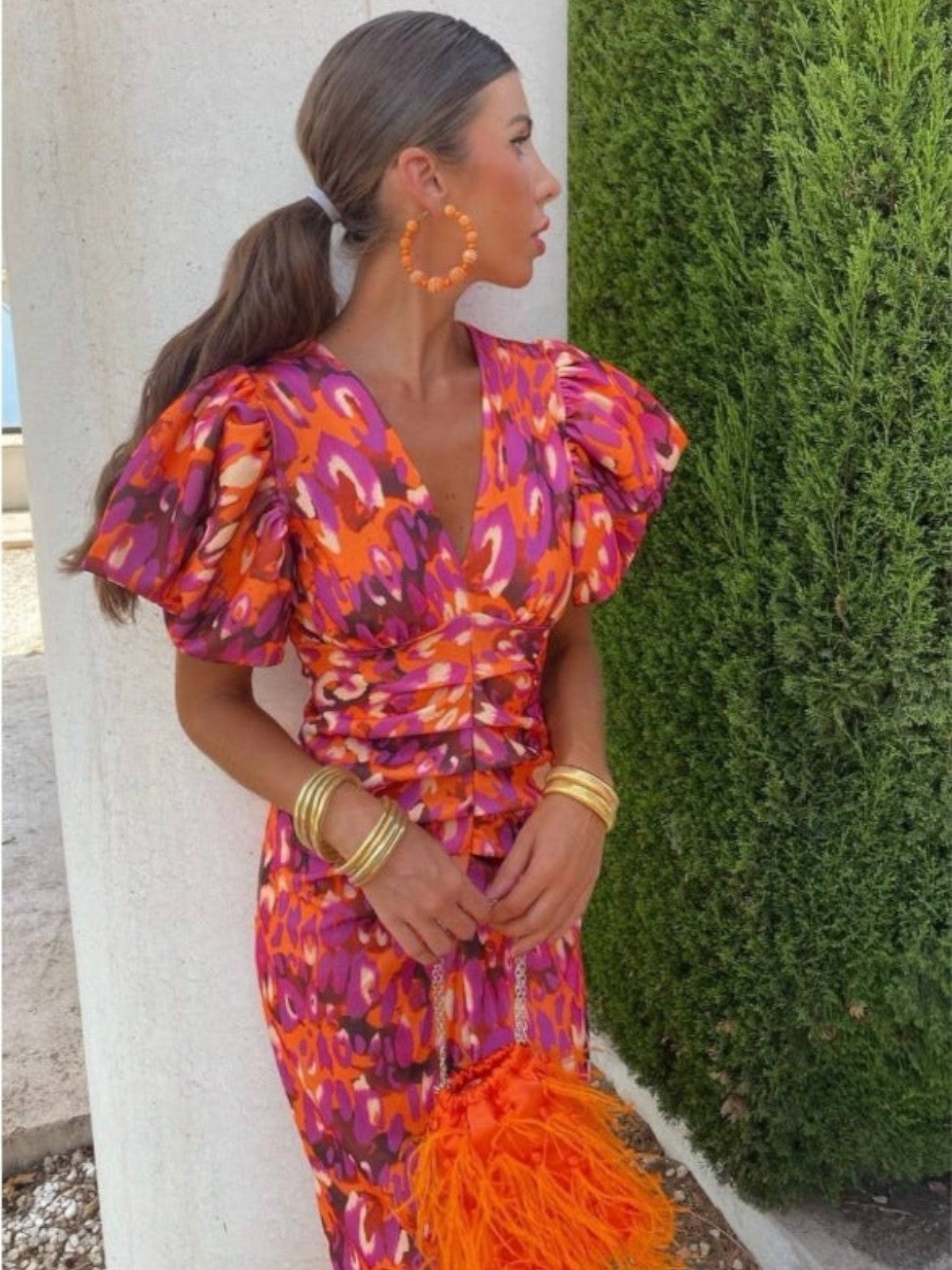 Elodie - Elegant Long Colorful Dress