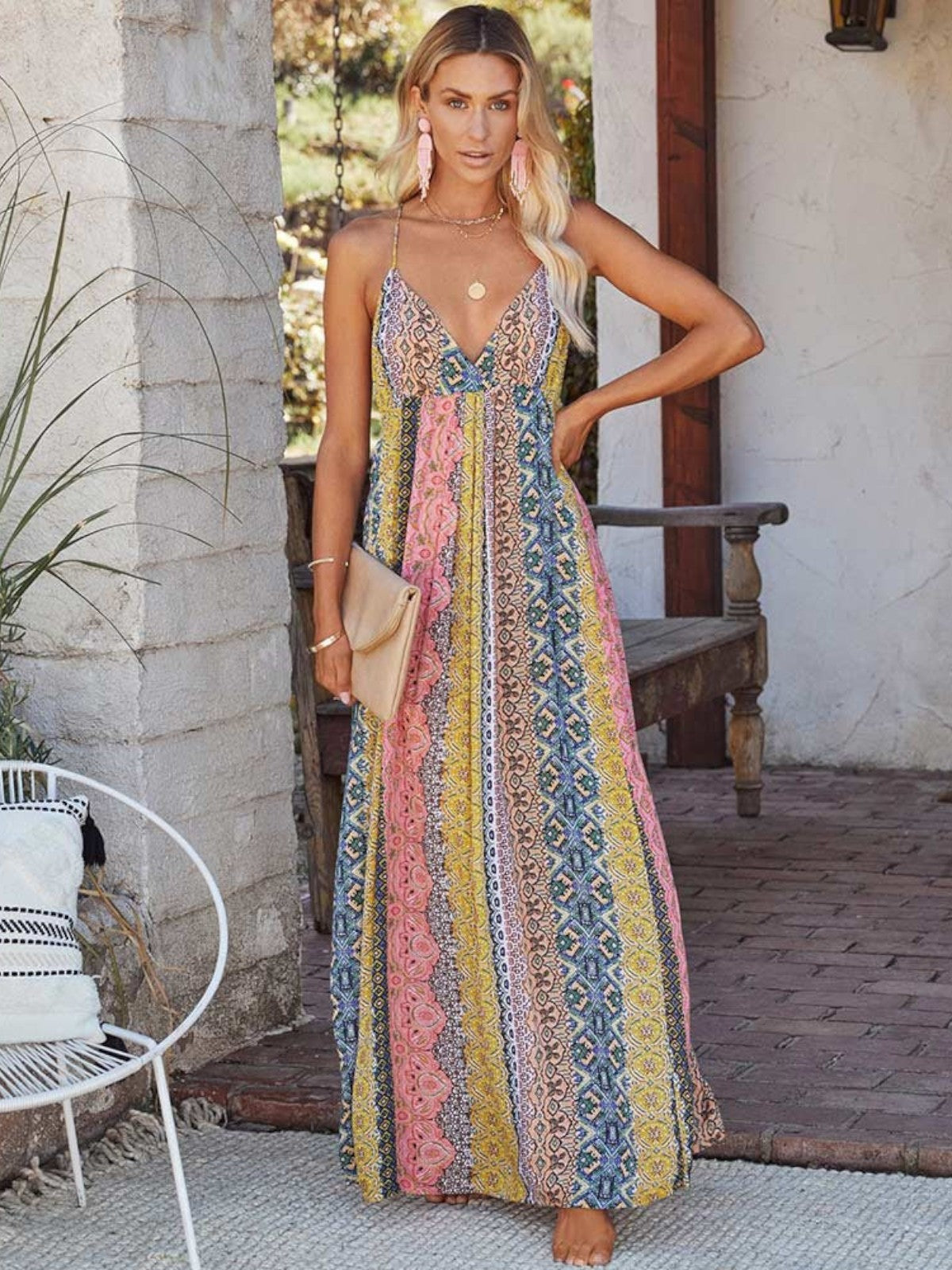 Tahlia Boho Summer Maxi Dress