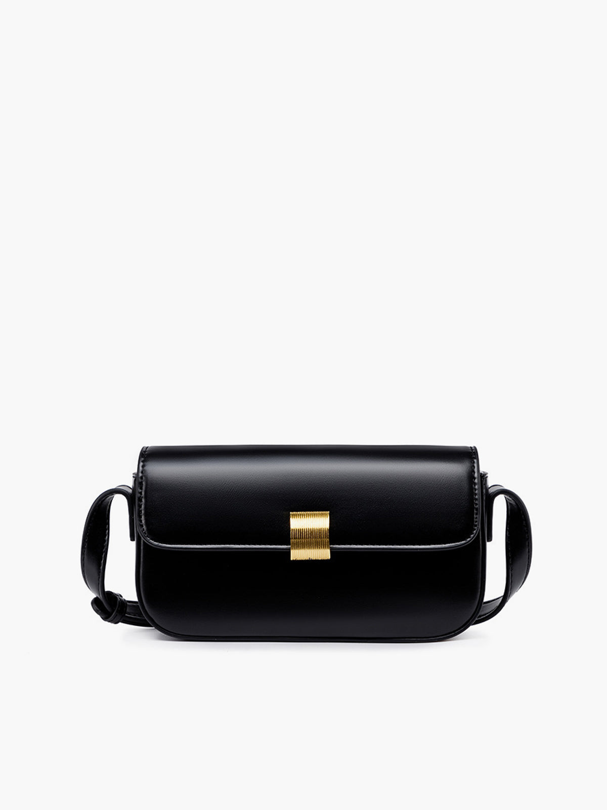 Scarlett Glossy Buckle Clutch Shoulder Bag