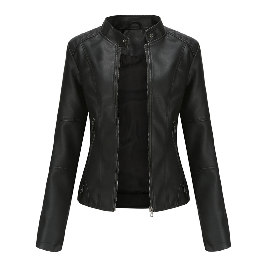 Milena™ - Elegant leather jacket
