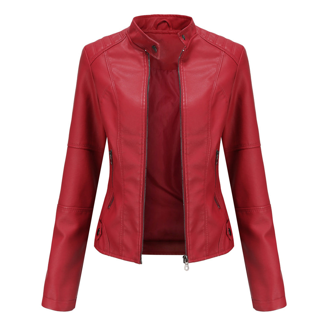 Milena™ - Elegant leather jacket