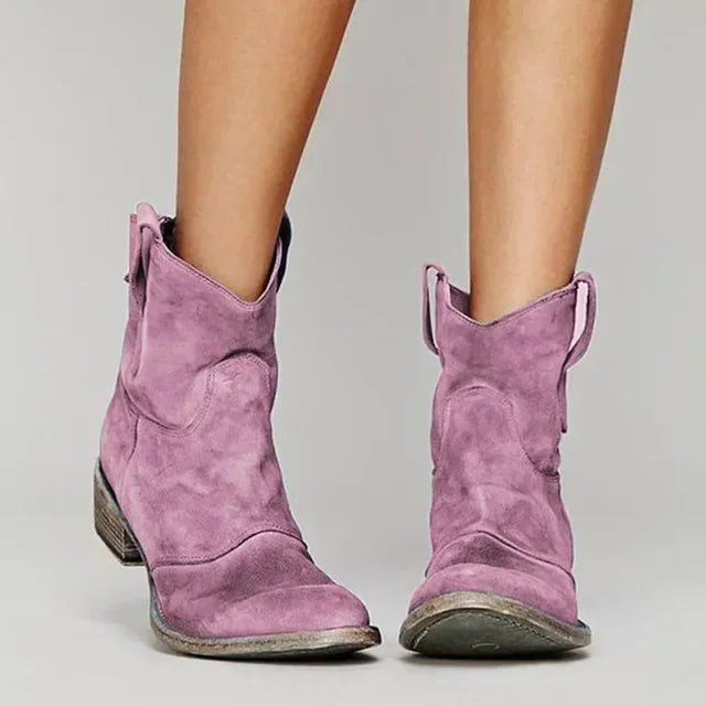 Maxinne – Cowboy Ankle Boots