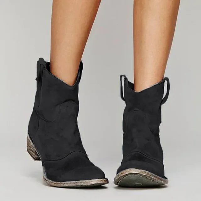 Maxinne – Cowboy Ankle Boots