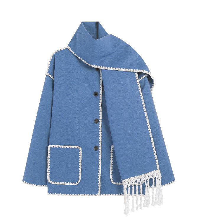 Aurelia™ - Luxe Scarf Jacket