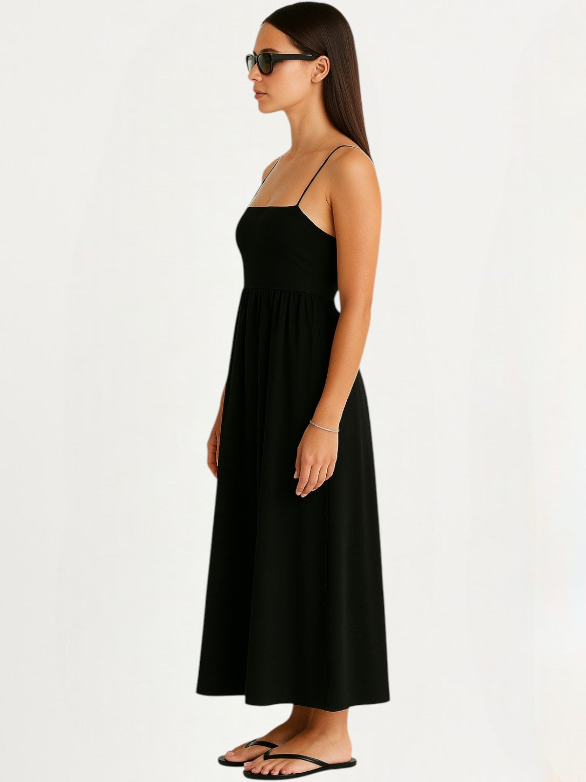 Ella Cutout Pockets Maxi Dress