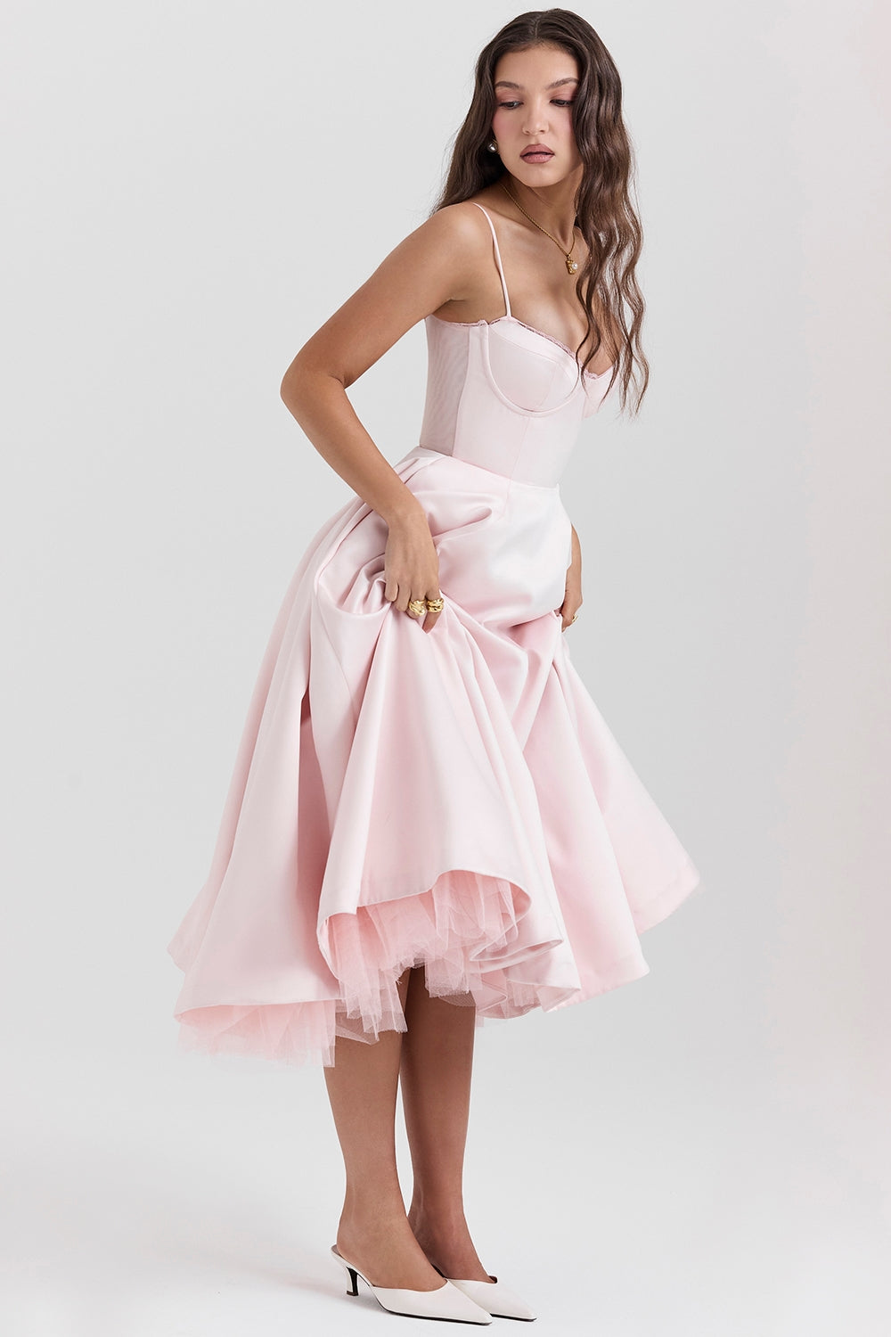 Cindy - Tulle Midi Dress