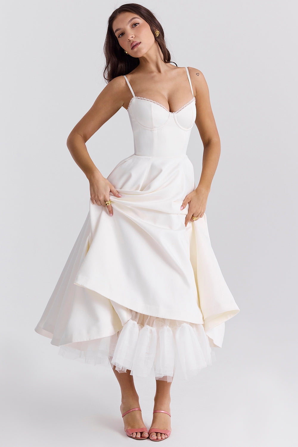 Cindy - Tulle Midi Dress