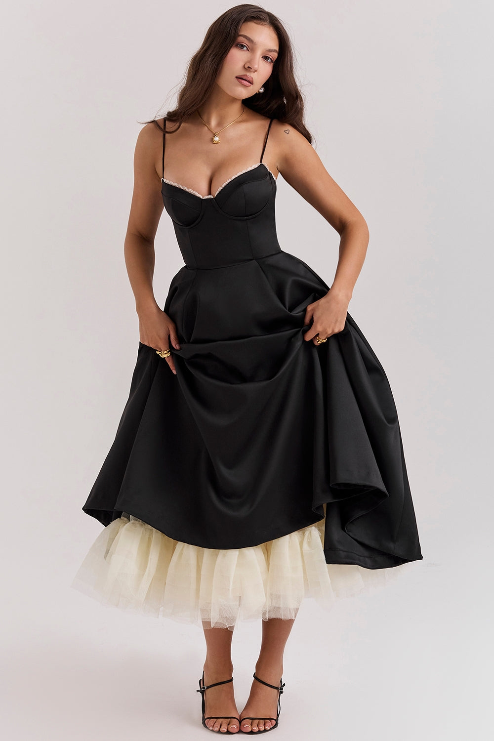 Cindy - Tulle Midi Dress