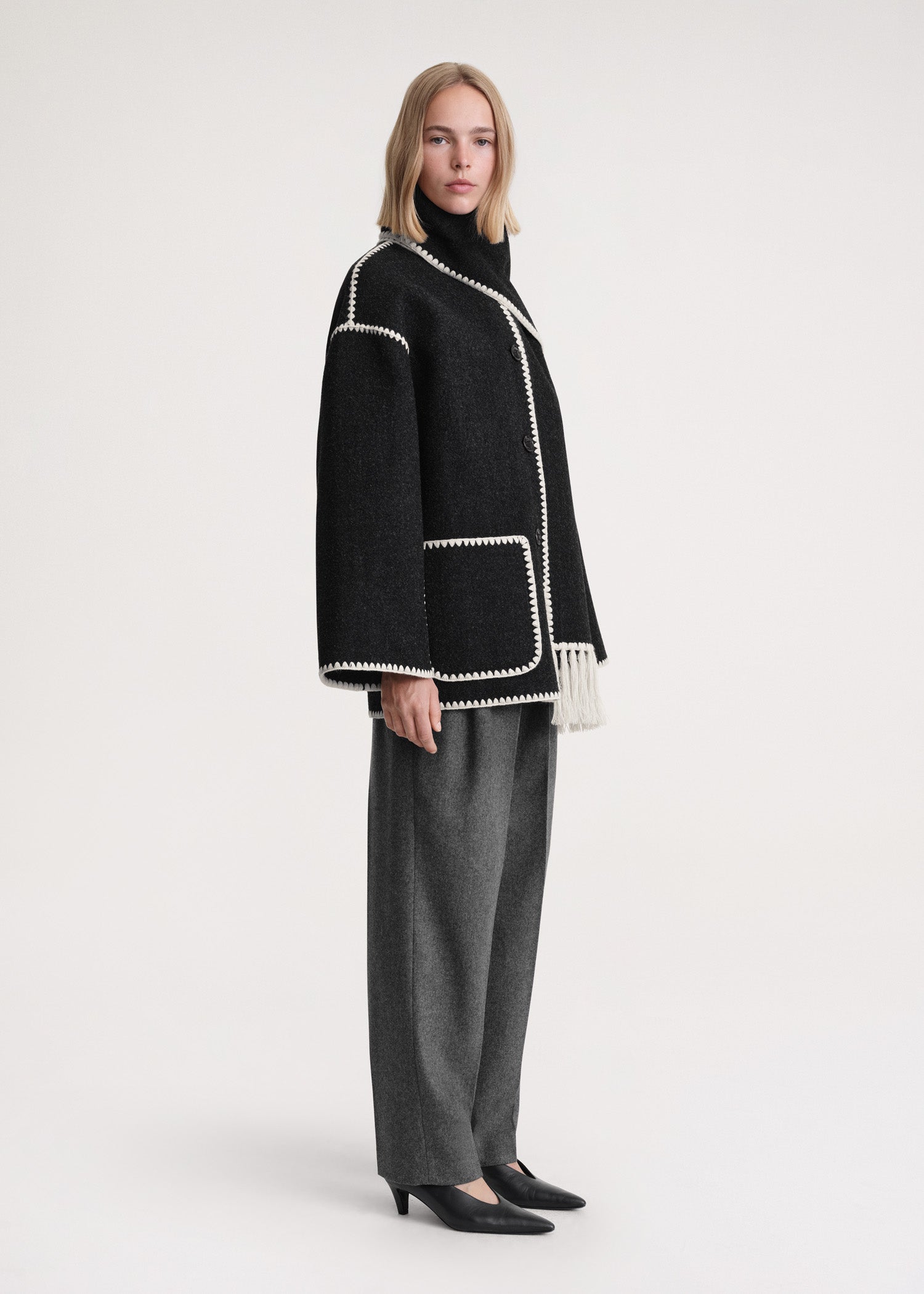 Aurelia™ - Luxe Scarf Jacket