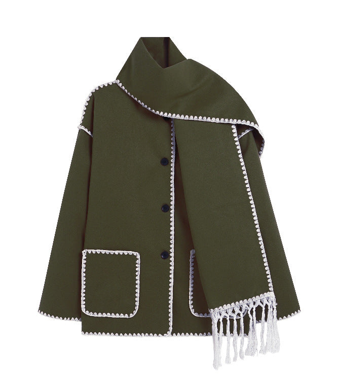 Aurelia™ -  Luxe Scarf Jacket