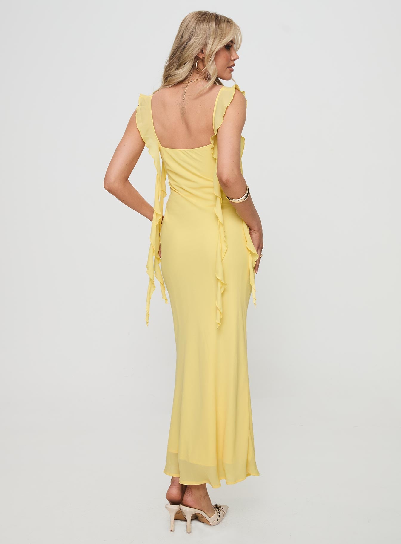 Lana – Lemon Midi Dress