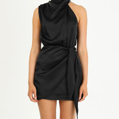 Elegant Halter Neck Dress Fashion
