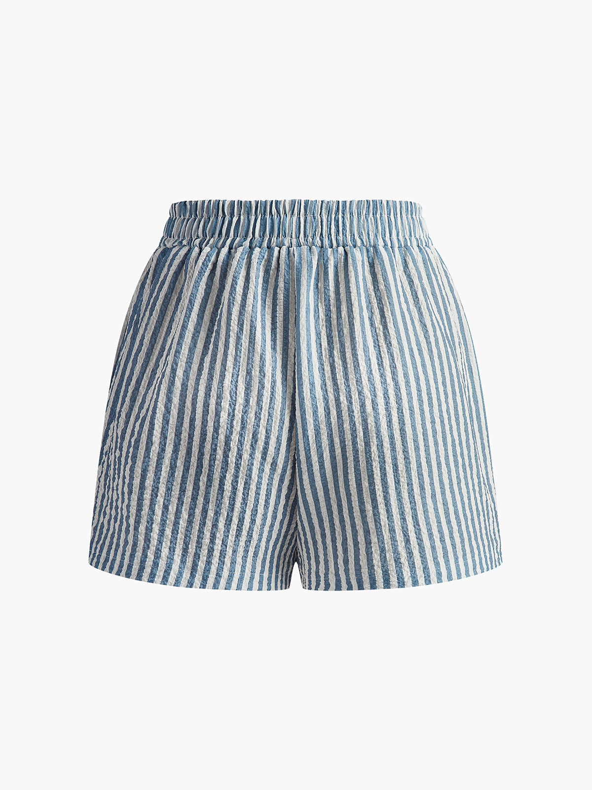 Clara Vintage Pinstripe Button Shorts
