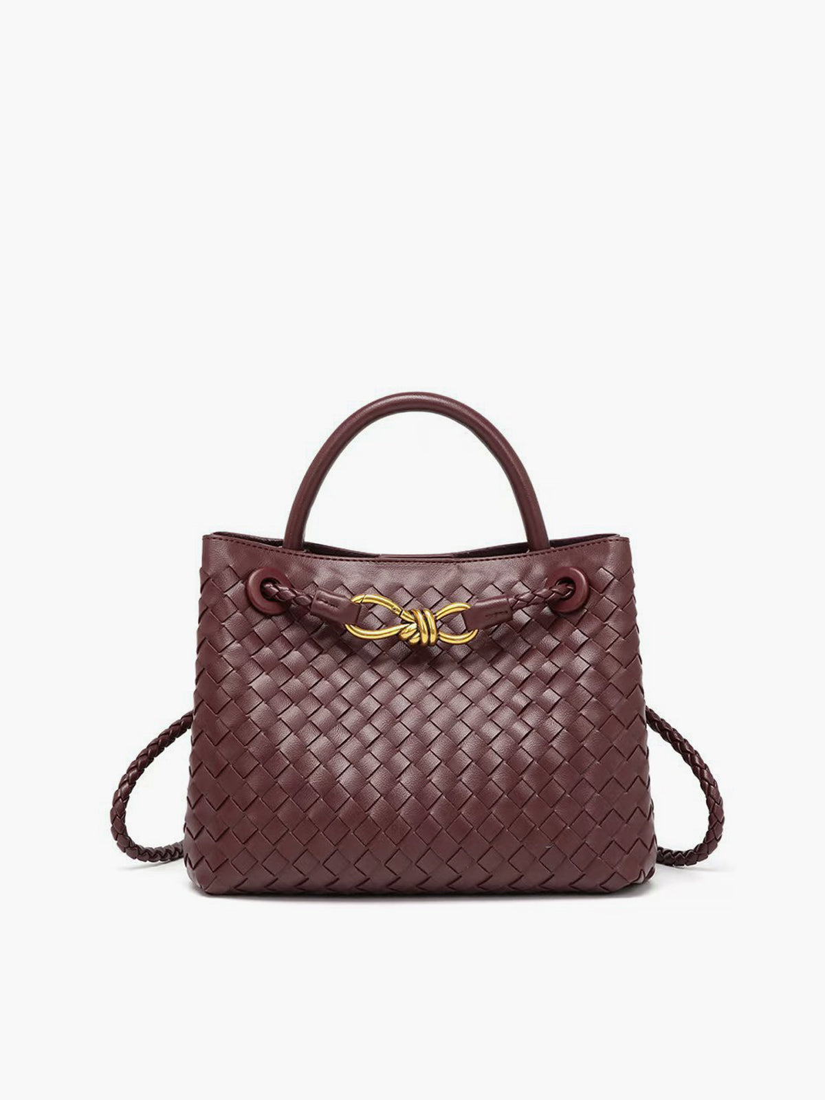 Arden Metal Twist-Handle Bag
