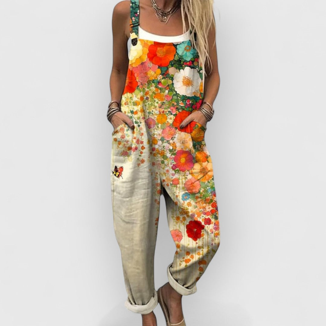 Flora - Watercolor Bloom Jumpsuit