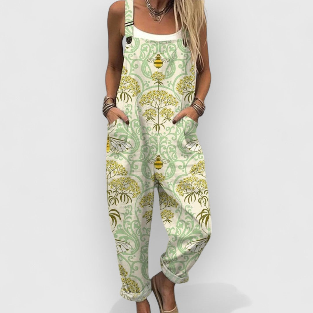 Freya - Vintage Meadow Jumpsuit