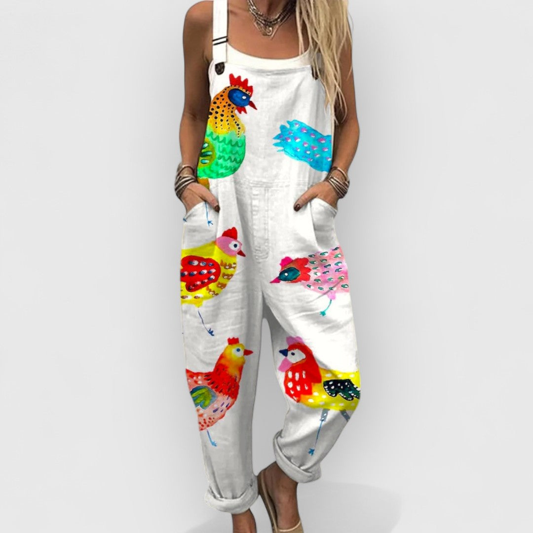 Chloe - Artistic Barnyard Jumpsuit