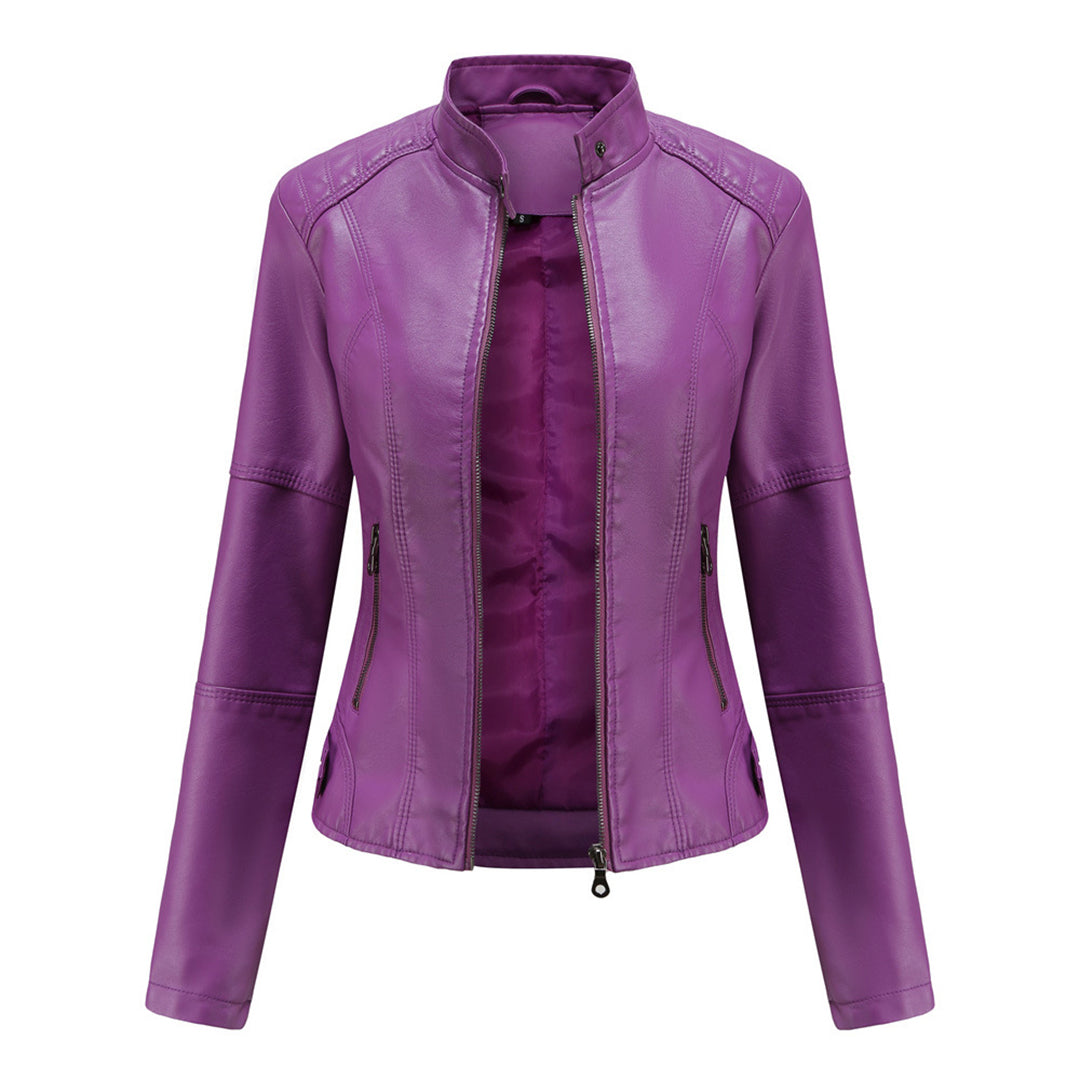 Milena™ - Elegant leather jacket