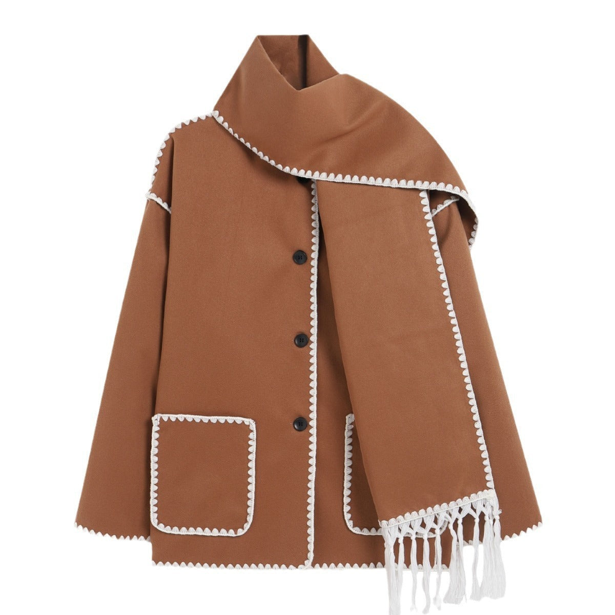 Aurelia™ -  Luxe Scarf Jacket