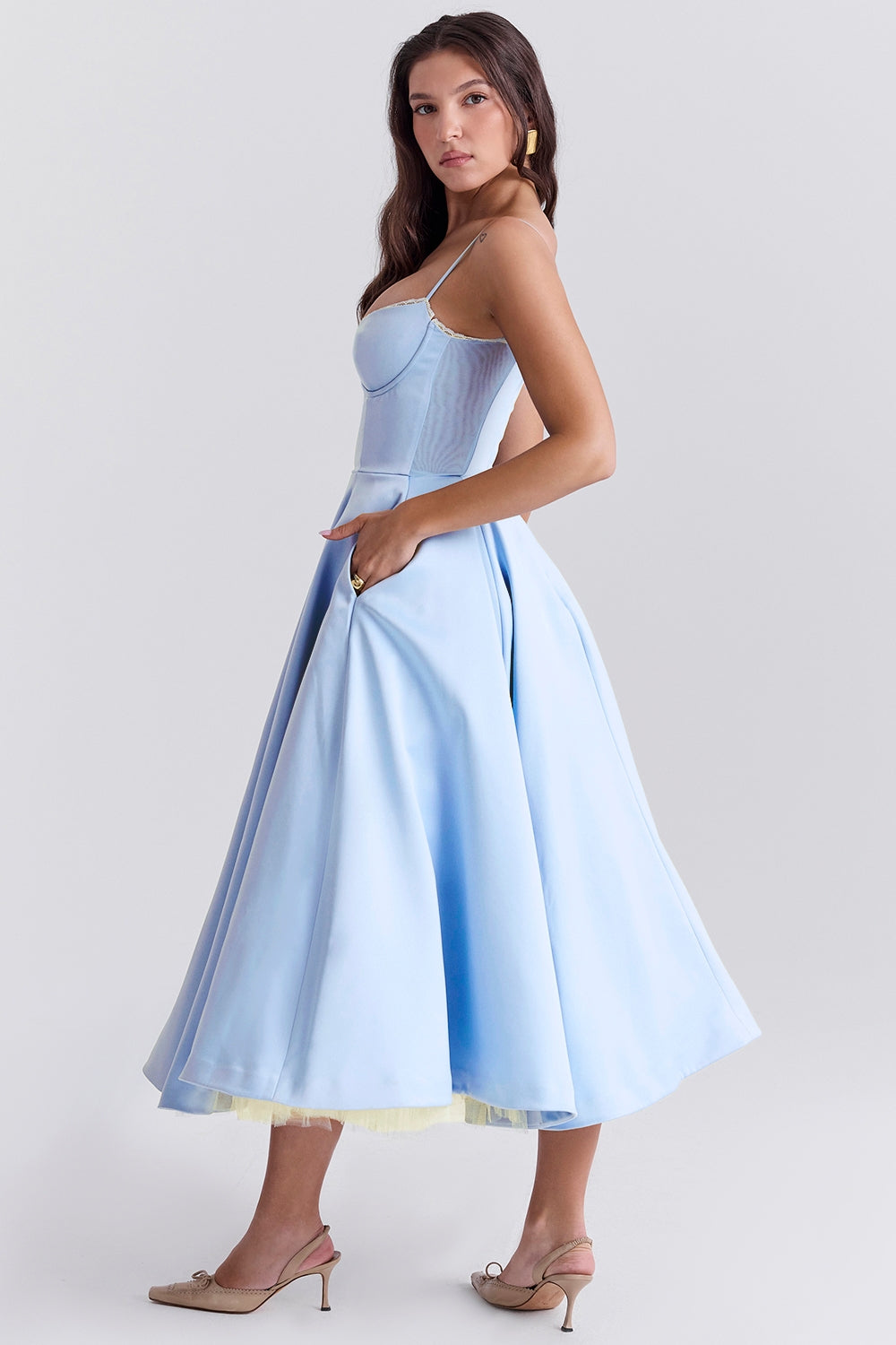 Cindy - Tulle Midi Dress