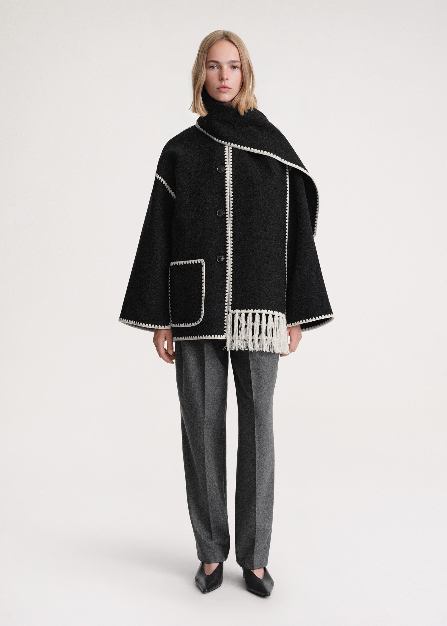 Aurelia™ -  Luxe Scarf Jacket